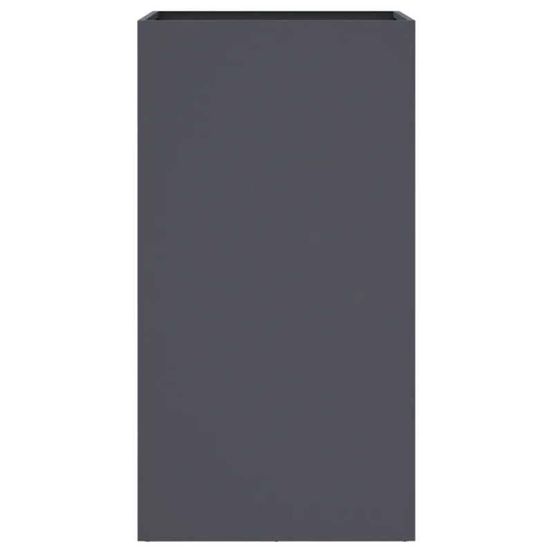 Planter Anthracite 42x38x75 cm Steel