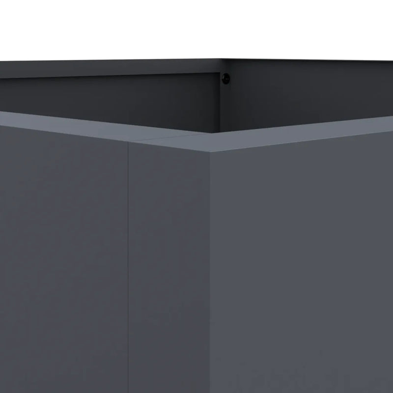 Planter Anthracite 42x38x75 cm Steel