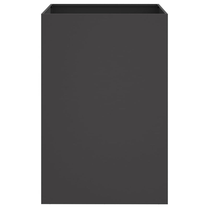 vidaXL Planter Black 52x48x75 cm Steel