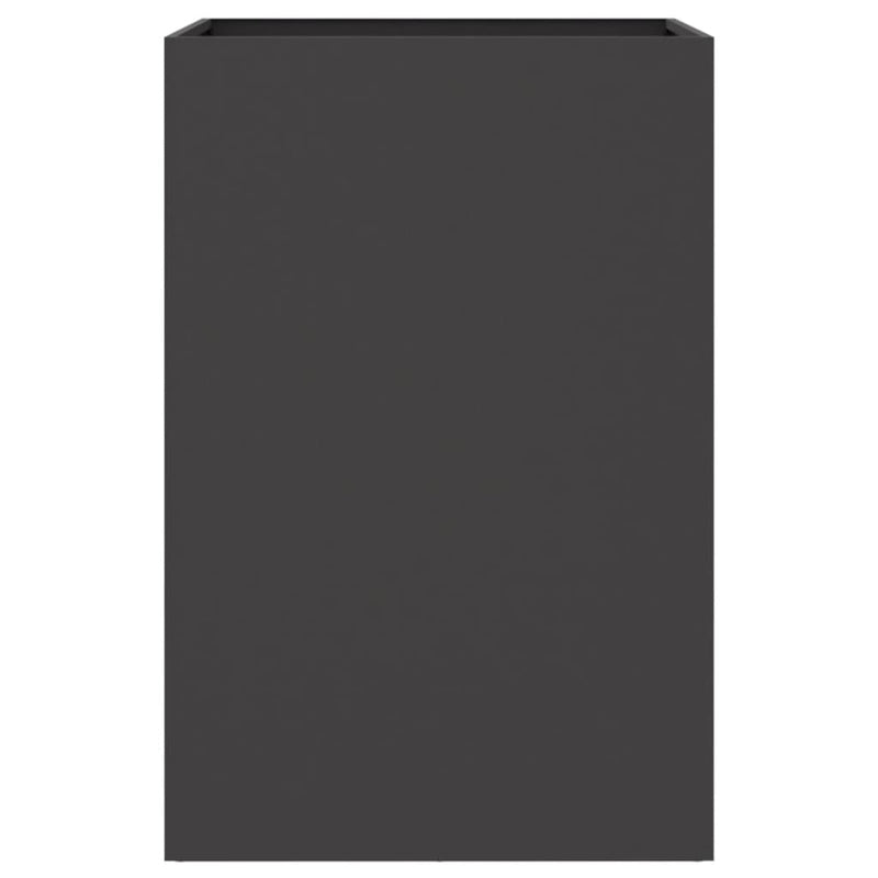 vidaXL Planter Black 52x48x75 cm Steel