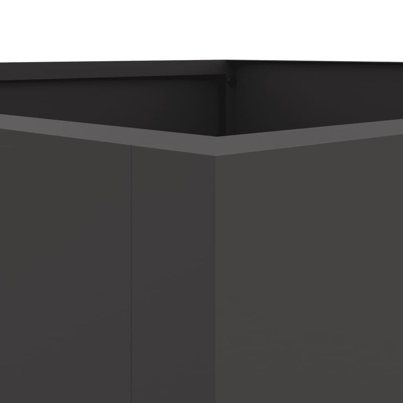 vidaXL Planter Black 52x48x75 cm Steel