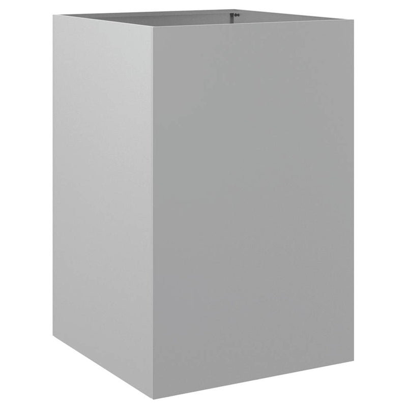 vidaXL Planter Silver 52x48x75 cm Galvanised Steel