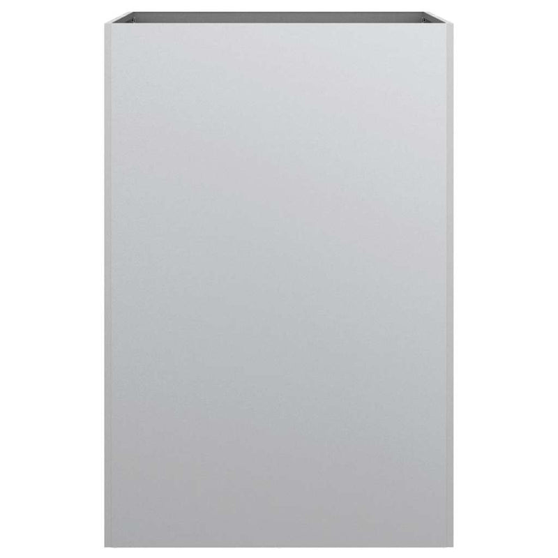 vidaXL Planter Silver 52x48x75 cm Galvanised Steel