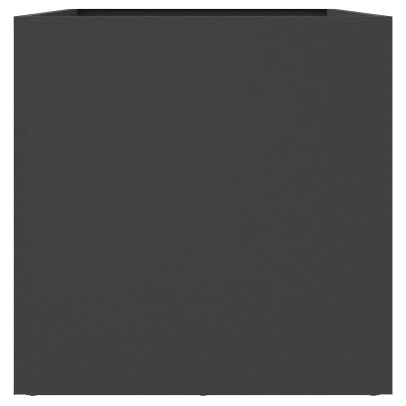 vidaXL Planter Black 62x30x29 cm Steel
