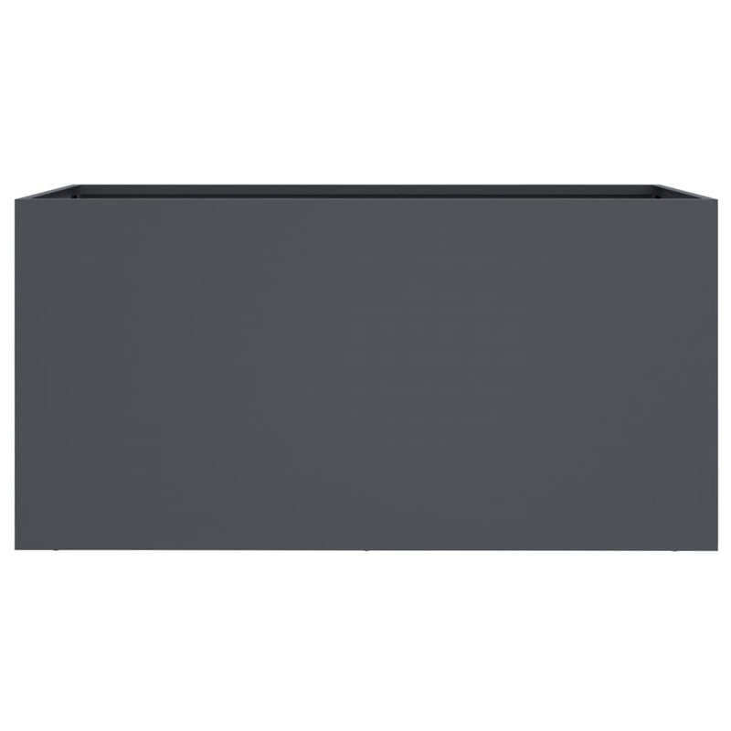 vidaXL Planter Anthracite 62x30x29 cm Steel