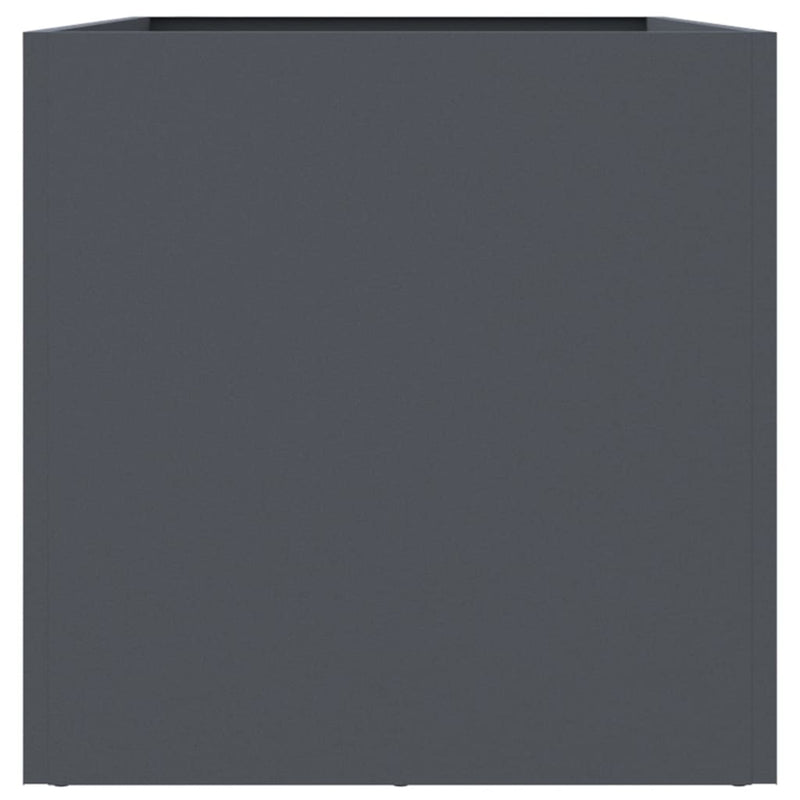 vidaXL Planter Anthracite 62x30x29 cm Steel