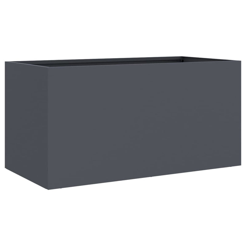 Planter Anthracite 62x30x29 cm Cold-rolled Steel