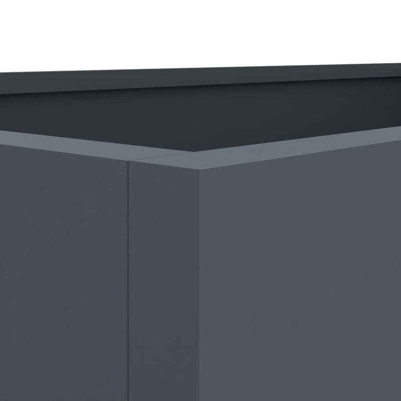 vidaXL Planter Anthracite 62x30x29 cm Steel