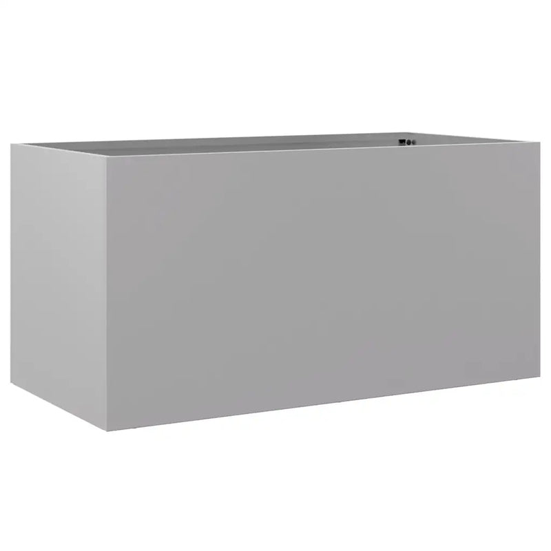 Planter Silver 62x30x29 cm Galvanised Steel