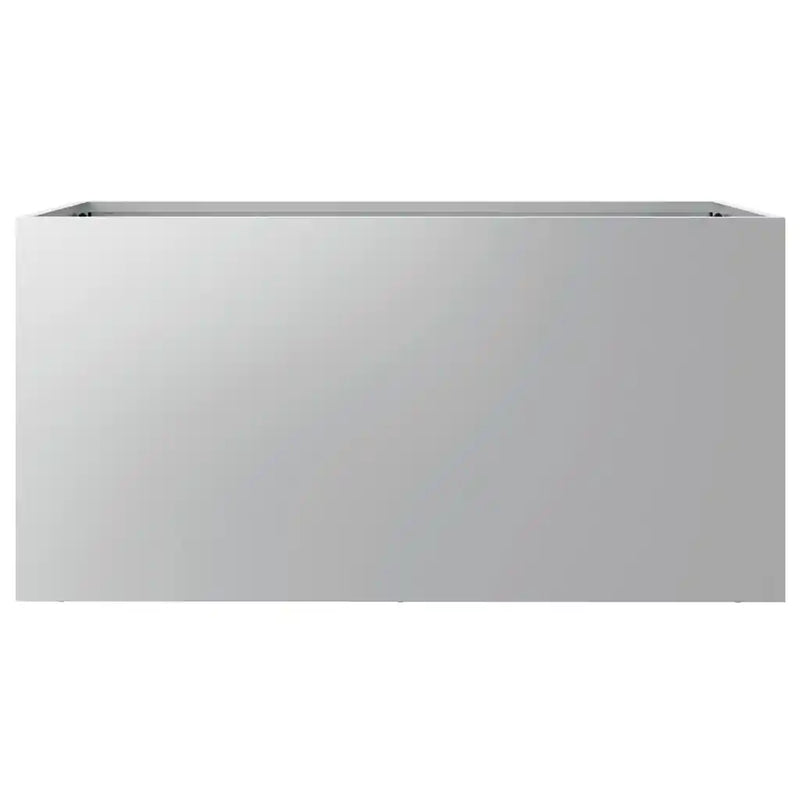 Planter Silver 62x30x29 cm Galvanised Steel
