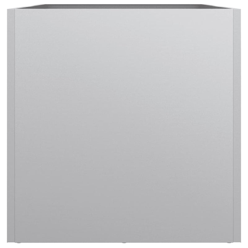 vidaXL Planter Silver 62x30x29 cm Galvanised Steel