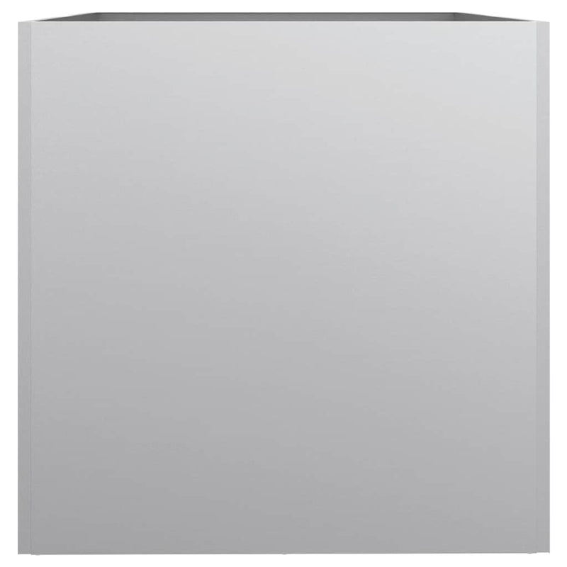 vidaXL Planter Silver 62x40x39 cm Galvanised Steel