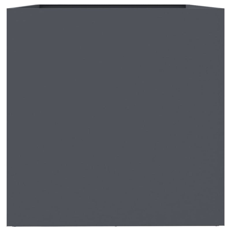 vidaXL Planter Anthracite 62x47x46 cm Steel