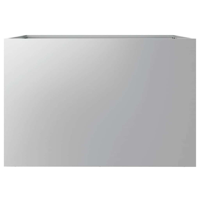 vidaXL Planter Silver 62x47x46 cm Galvanised Steel