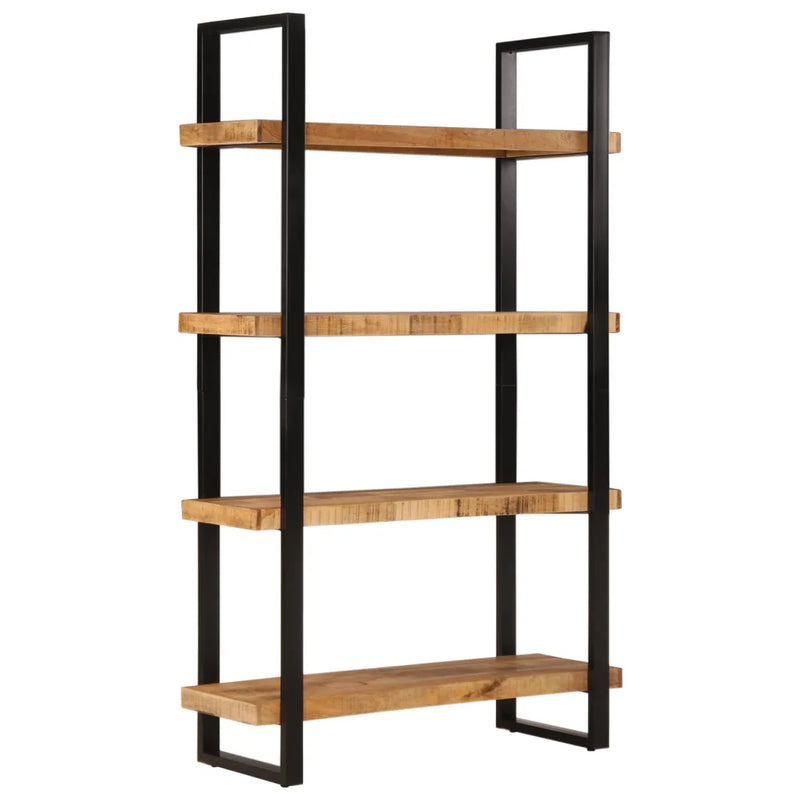 Bookcase 4-Tier 110x40x180 cm Solid Wood Mango and Iron