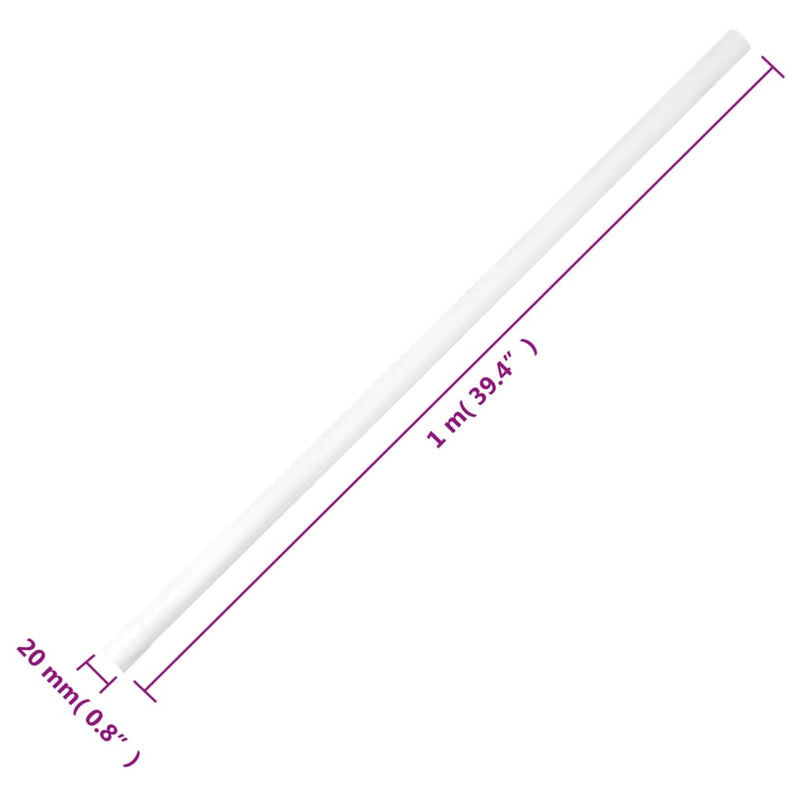 vidaXL Cable Trunkings with Clips Ø20 mm 30 m PVC