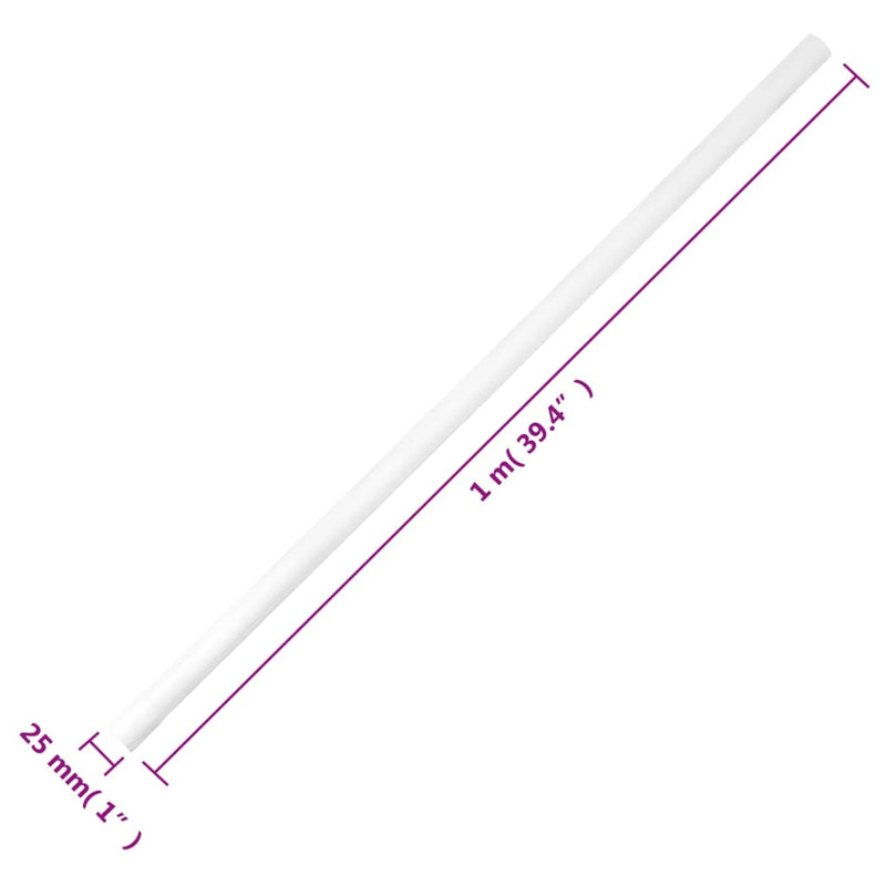 vidaXL Cable Trunkings Ø25 mm 10 m PVC
