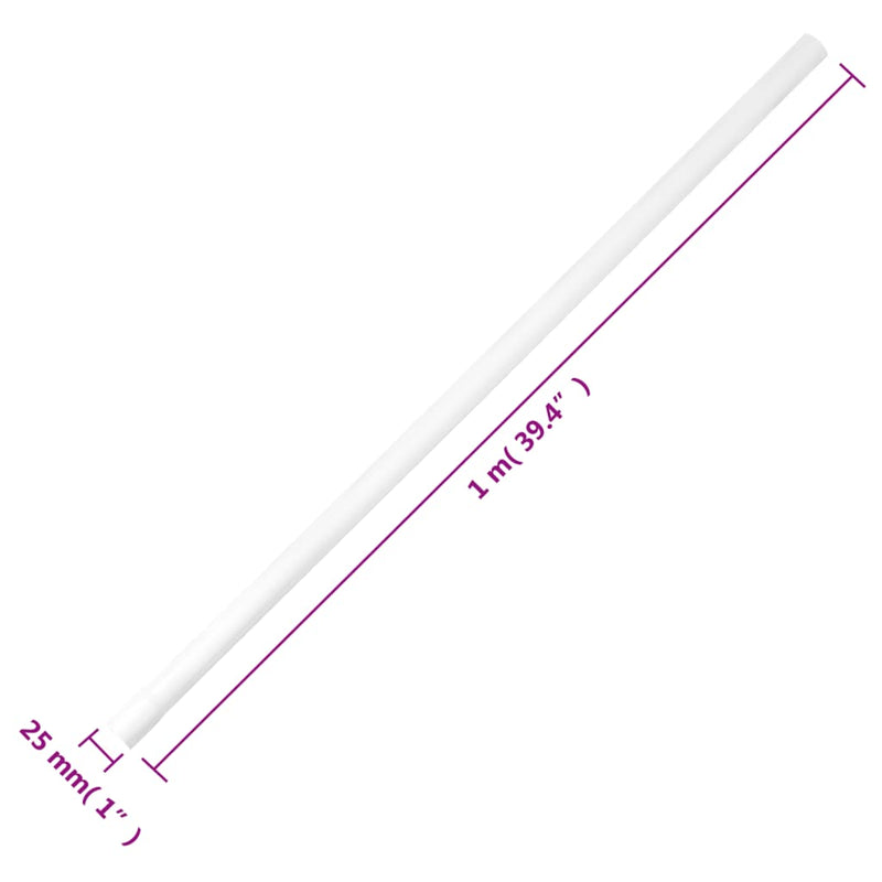 vidaXL Cable Trunkings with Clips Ø25 mm 30 m PVC