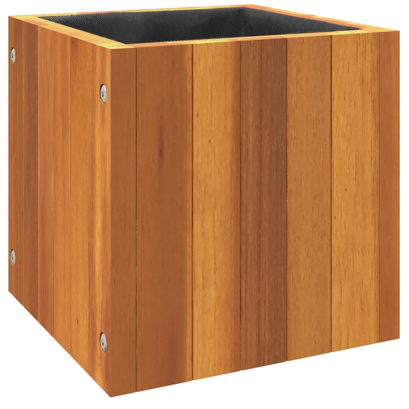 vidaXL Garden Planter 25x25x25 cm Solid Wood Acacia