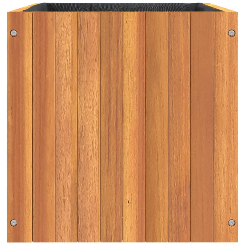 vidaXL Garden Planter 45x45x45 cm Solid Wood Acacia
