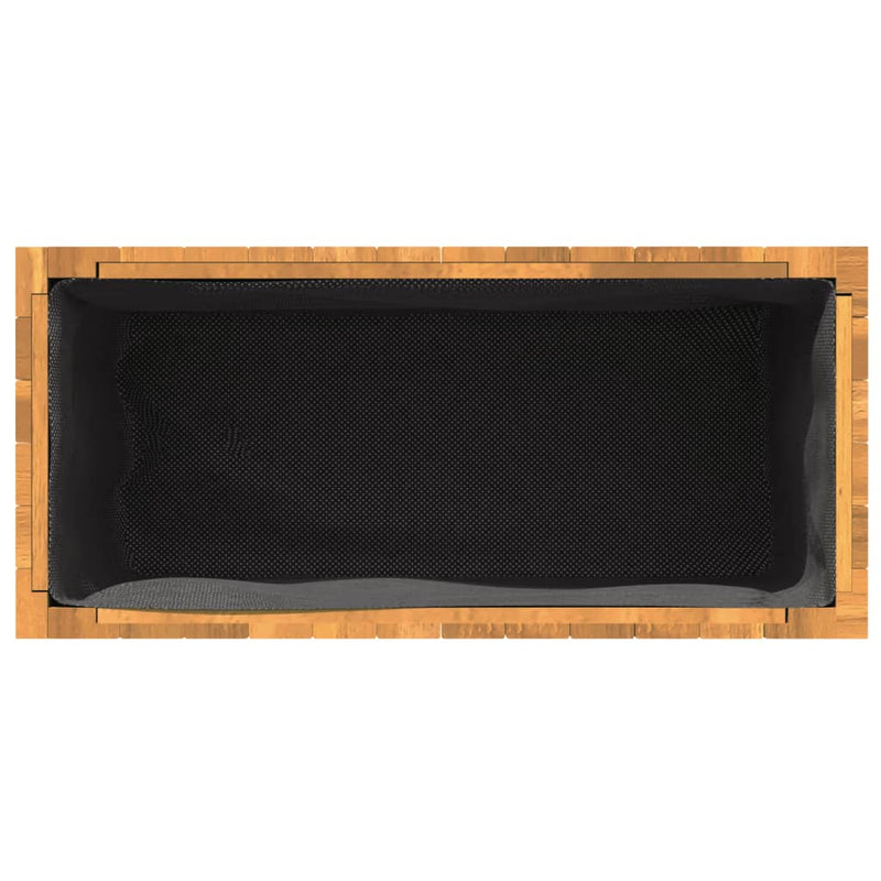 vidaXL Garden Planter 59x27.5x35 cm Solid Wood Acacia