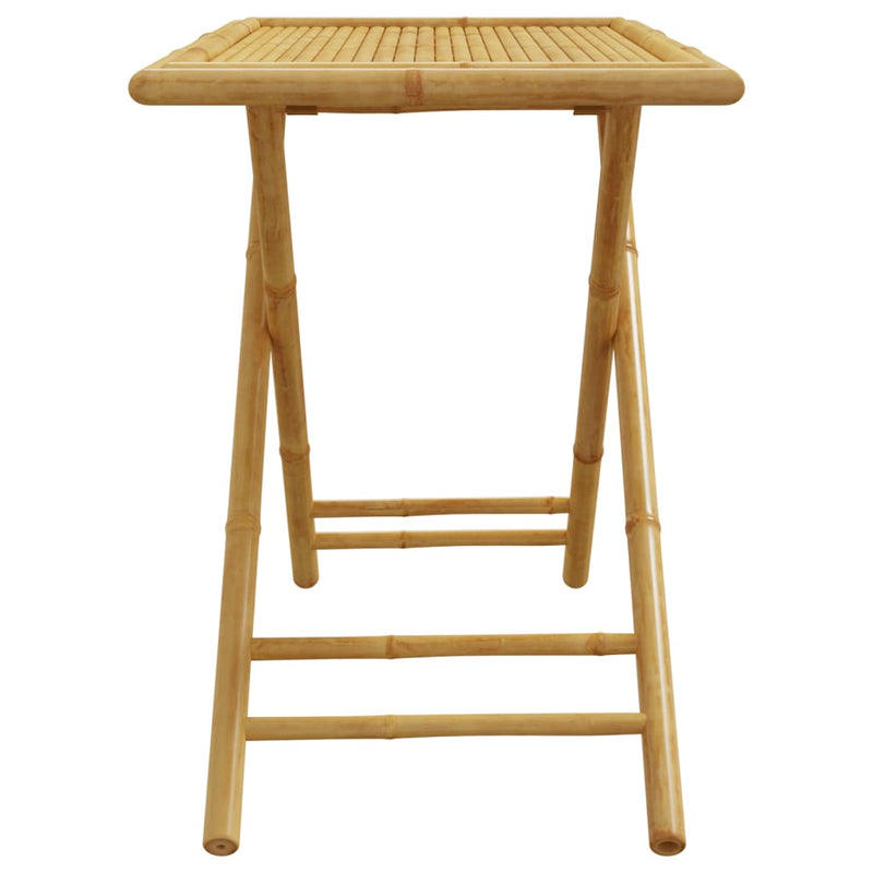 vidaXL Folding Garden Table 110x55x75 cm Bamboo