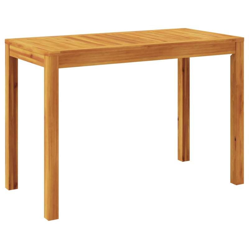 vidaXL Garden Dining Table 110x55x75 cm Solid Wood Acacia