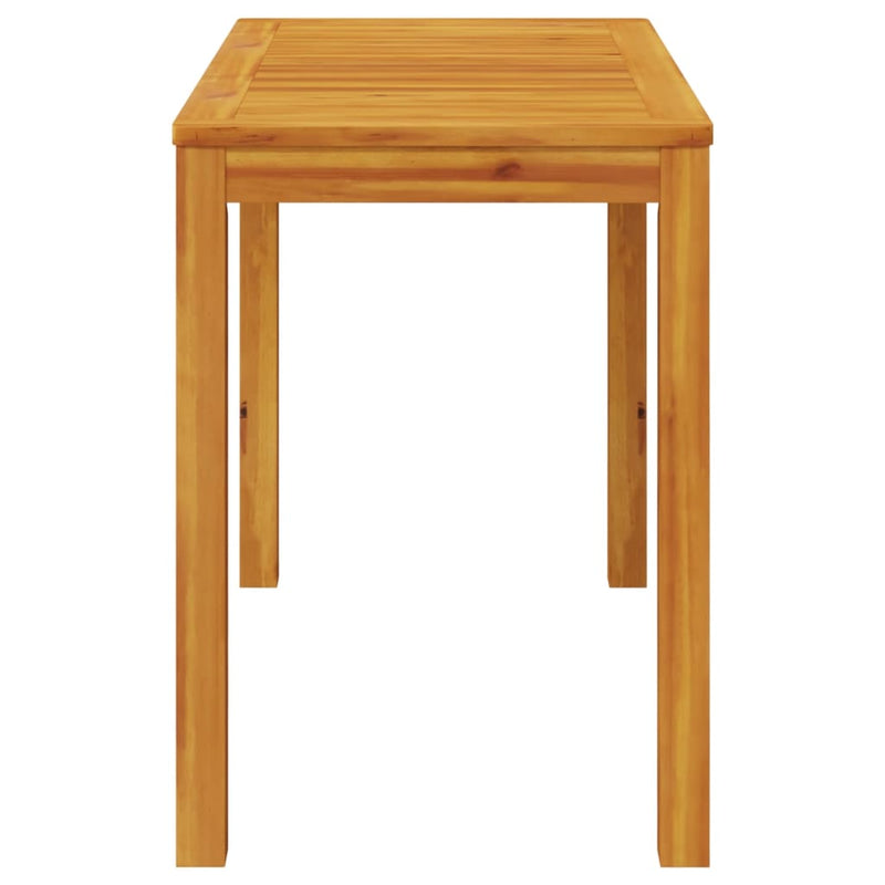 vidaXL Garden Dining Table 110x55x75 cm Solid Wood Acacia