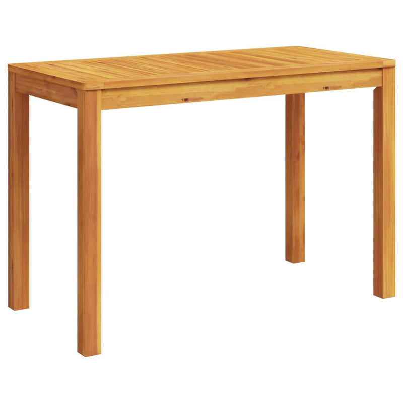 vidaXL Garden Dining Table 110x55x75 cm Solid Wood Acacia
