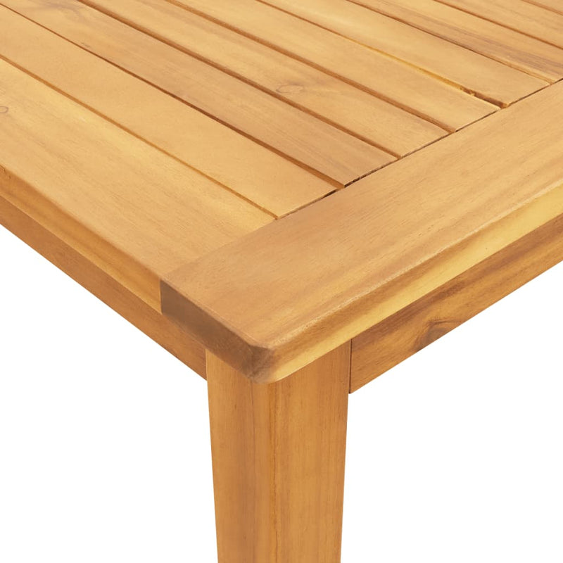 vidaXL Garden Dining Table 180x90x75 cm Solid Wood Acacia