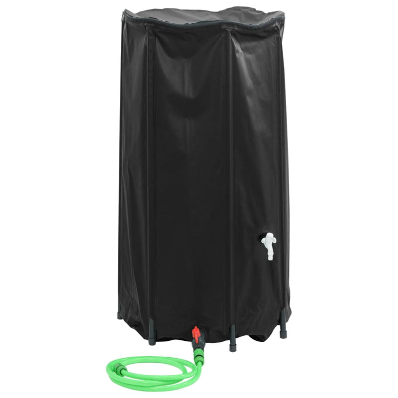 vidaXL Water Tank with Tap Foldable 250 L PVC