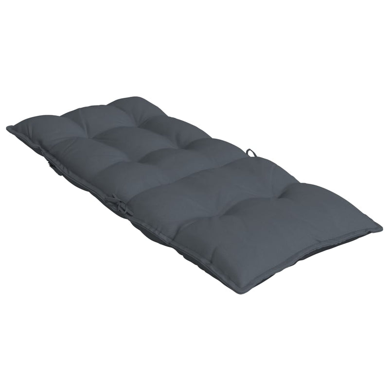 vidaXL Highback Chair Cushions 6 pcs Anthracite Oxford Fabric
