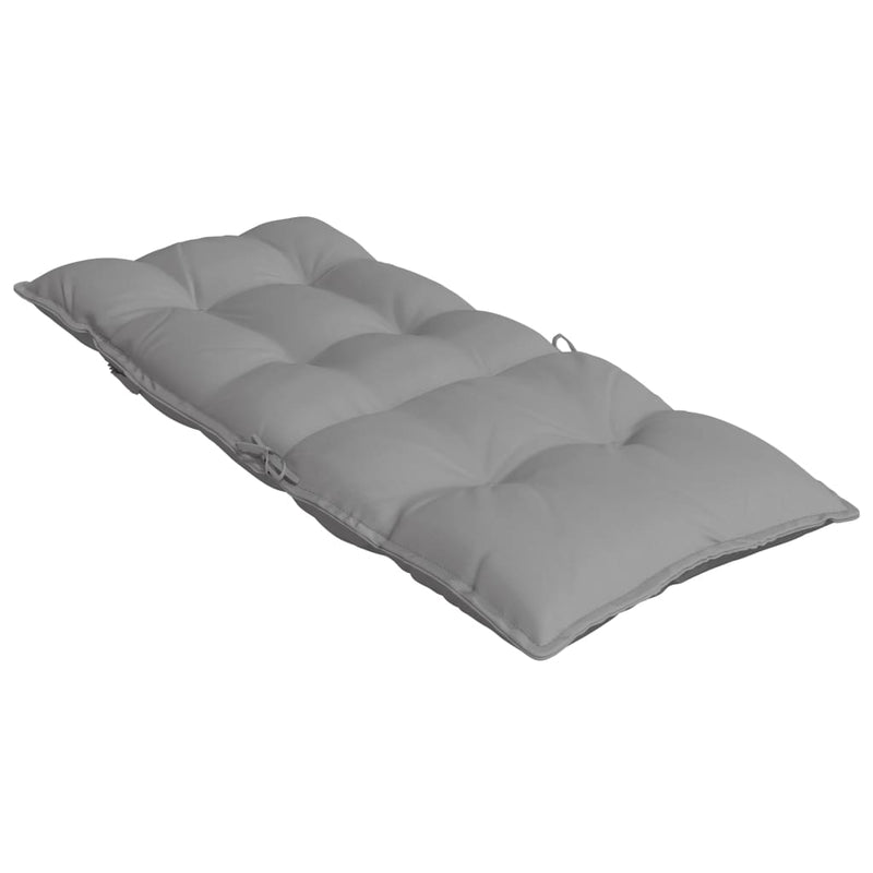 vidaXL Highback Chair Cushions 6 pcs Grey Oxford Fabric