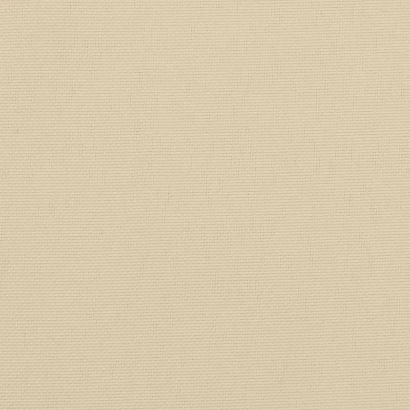 Lowback Chair Cushions 2 pcs Beige Oxford Fabric