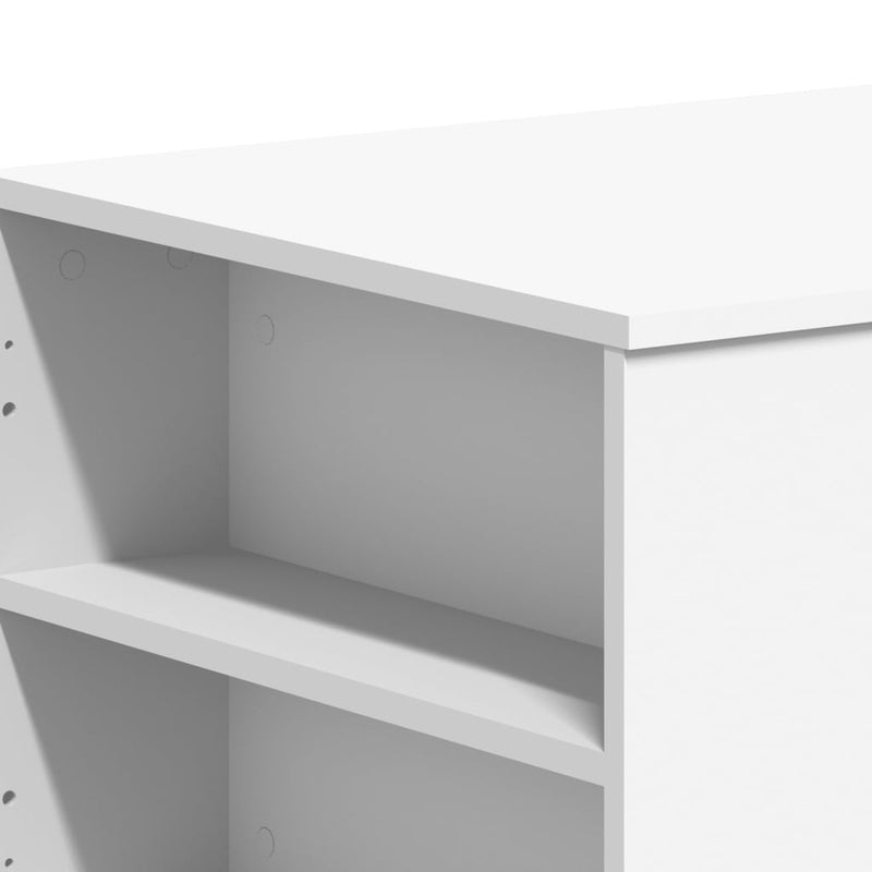 vidaXL Coffee Table White 102x55x42 cm Engineered Wood