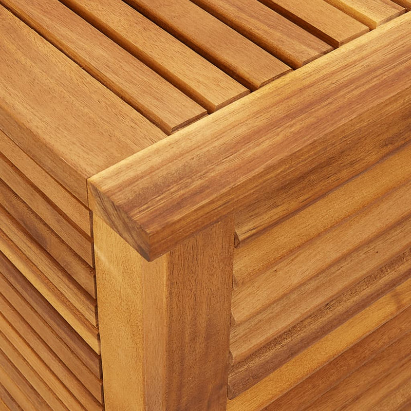 Garden Storage Box with Louver 90x50x56 cm Solid Wood Acacia