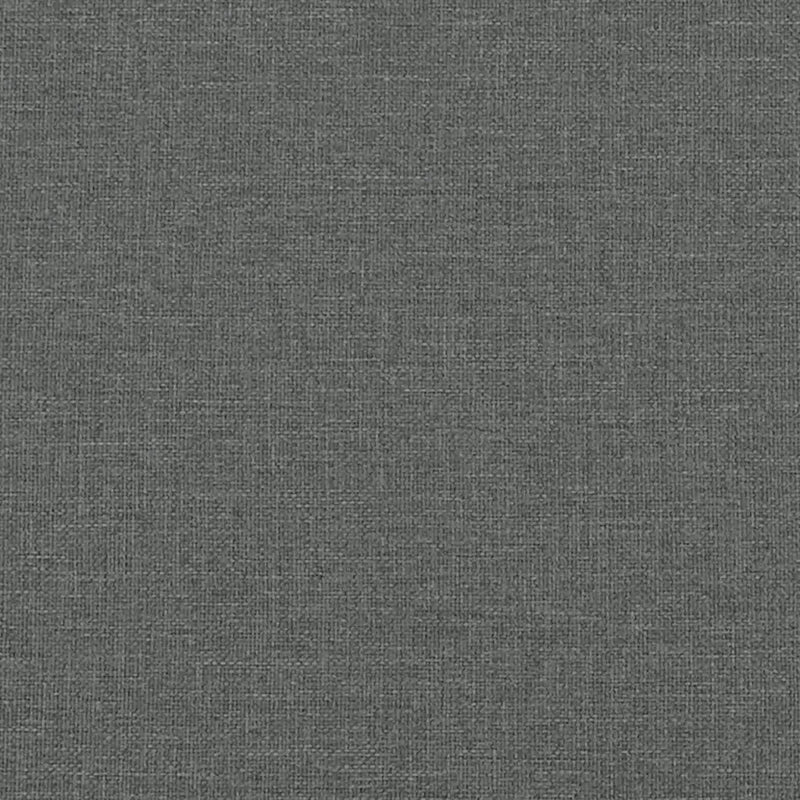 Chesterfield Sofa 2-Seater Dark Grey Fabric