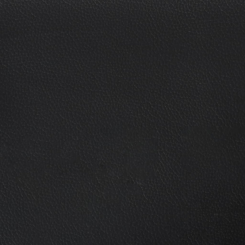vidaXL Chesterfield Sofa 3-Seater Black Faux Leather