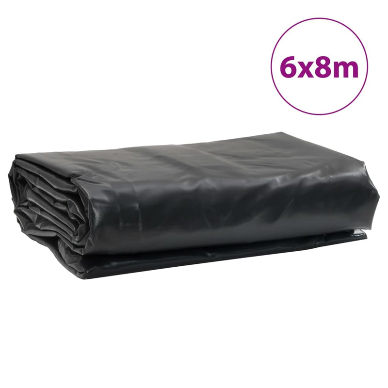 vidaXL Tarpaulin Anthracite 6x8 m 650 g/m²
