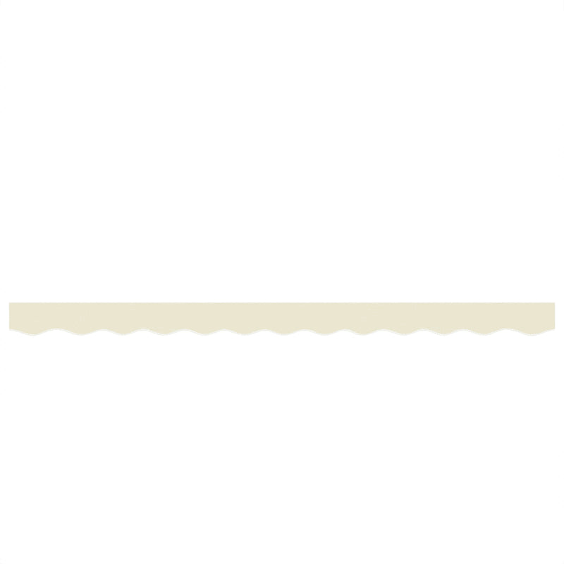 Replacement Fabric for Awning Valance Cream Stripe 3 m