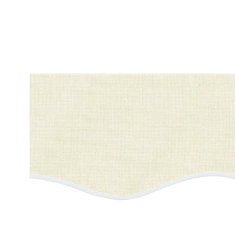 Replacement Fabric for Awning Valance Cream Stripe 4.5 m