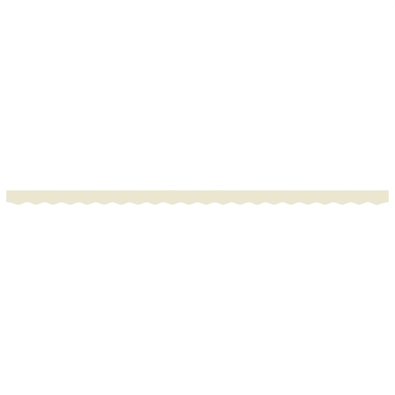 Replacement Fabric for Awning Valance Cream Stripe 5 m