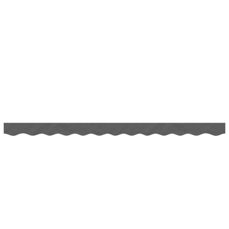 Replacement Fabric for Awning Valance Anthracite Stripe 3 m