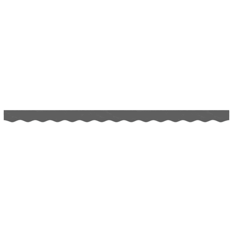 Replacement Fabric for Awning Valance Anthracite Stripe 3.5 m