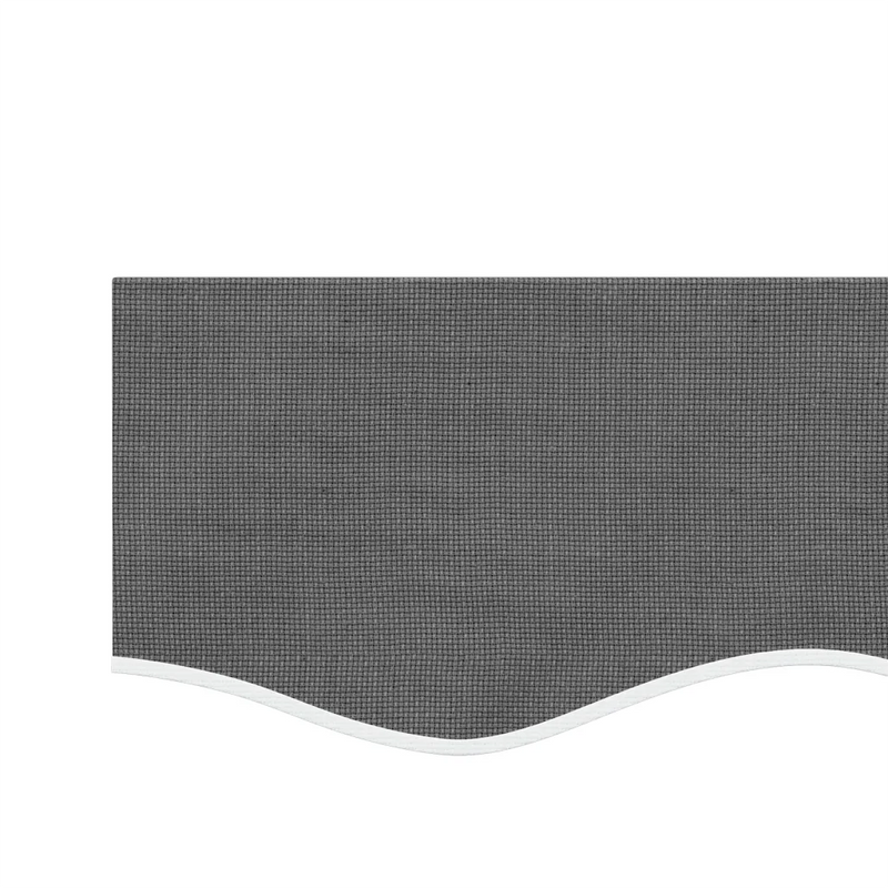Replacement Fabric for Awning Valance Anthracite Stripe 3.5 m