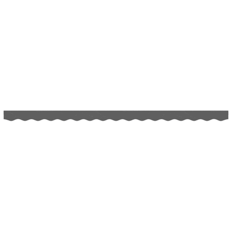 Replacement Fabric for Awning Valance Anthracite Stripe 4 m