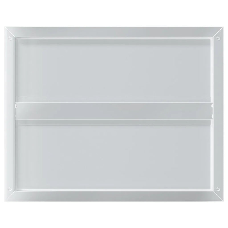 Wall Shelves 2 pcs 50x40 cm Silver Stainless Steel