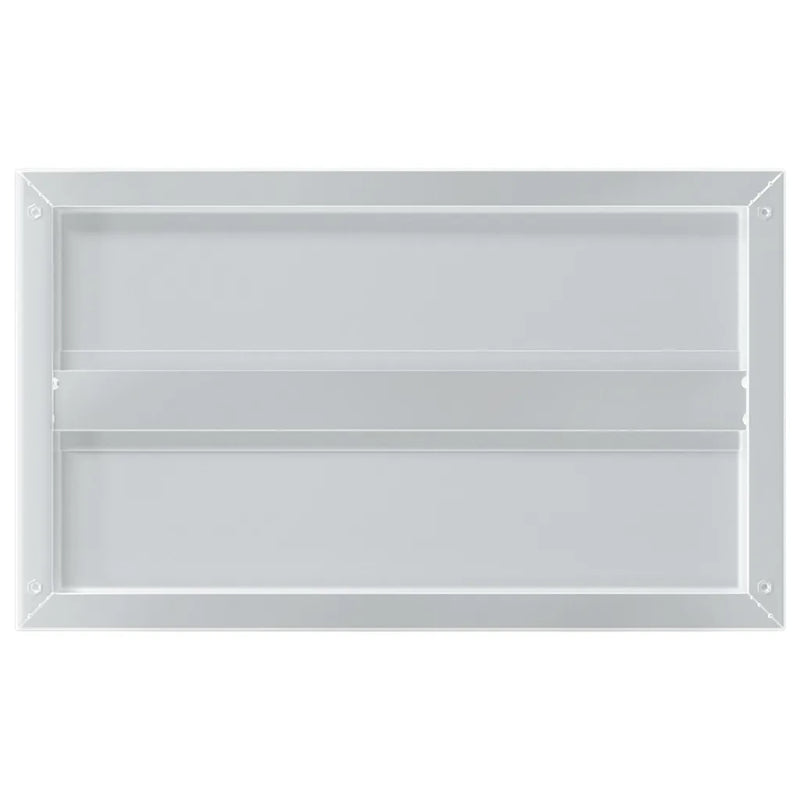 Wall Shelves 2 pcs 50x30 cm Silver Stainless Steel