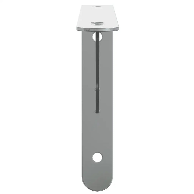 Shelf Brackets 4 pcs 23.5x2.5x15.5 cm Silver Stainless Steel