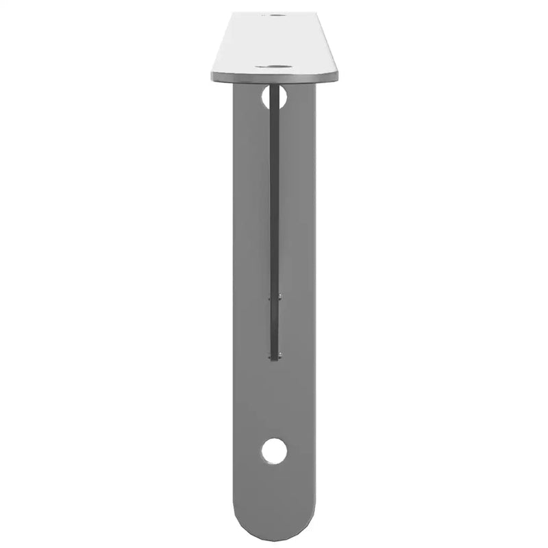 Shelf Brackets 4 pcs 30x2.5x15.5 cm Silver Stainless Steel